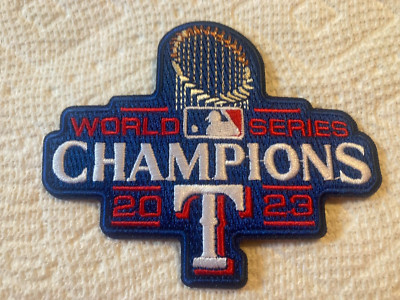 Texas Rangers 34 Patch Texas Rangers World Series Champs Iron On/Sew On Embroidered Patch 4 ...