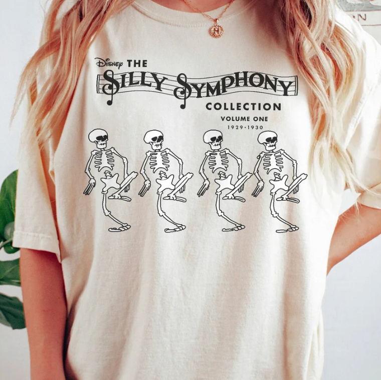 Silly Symphony The Skeleton Dance Halloween Shirt, Dancing
