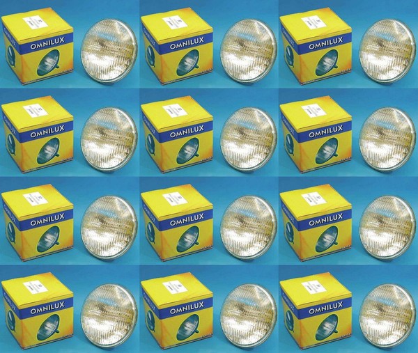 12 X Mfl Par 56 300W 230V Omnilux Halogen Leuchtmittel Lampe Gx16D Medium Flood-image
