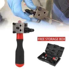 Single Double Flare Adapter Pipe Flaring Kit Copper Tube Brake Line Repair Tools