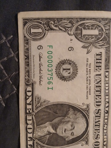 2003 A $1 Dollar reserve note