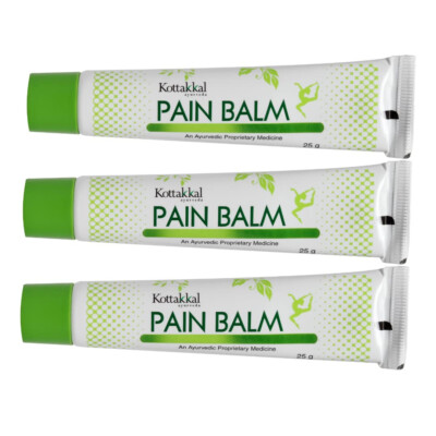 4 x Kottakkal Ayurveda Pain Balm For Joint Pain Muscle Pain Back Pain