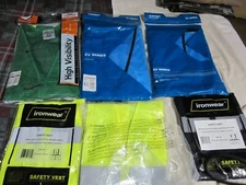 Ironwear,Radwear,Kishigo safty vests (11) vests one money