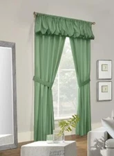 Prescott 5-Piece Insulated Window Treatment Set Sage 80"W x 63"L