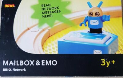 Brio Network Eisenbahn, Brio Mailbox & Emo NEU & OVP