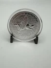 2022 St Helena PEGASUS 1 OZ .999 SILVER COIN $1 Winged Horse Unicorn Mythical
