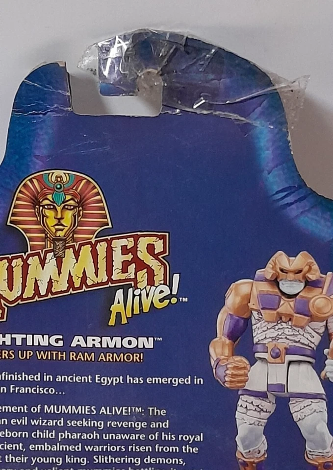 Figura de acción Hasbro Mummies Alive Fighting Armon 5" 1997 Foto 4 de 4