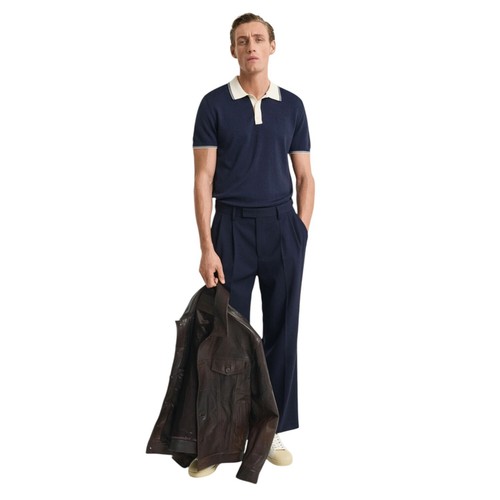 Gant Men`s Modal Blend SS Polo Shirt - 8030237 - Picture 14 of 17