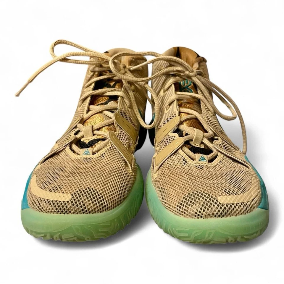 Nike Kyrie 7 Ripple GS Tenis Zapatos Grano Aguamarina Bronceado Zoom Air 6.5 Y / WO 8 Foto 3 de 4