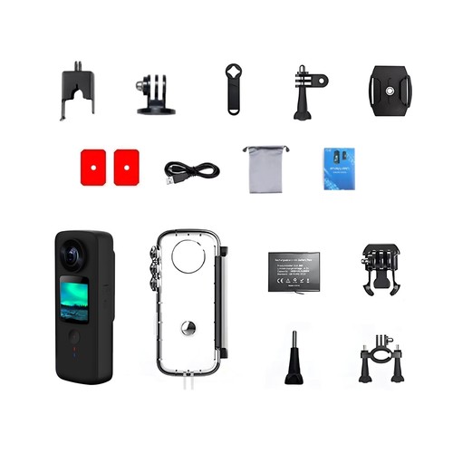 4K HD Wifi Dual Screen Anti-Shake Handheld Selfie Vlog ABS Sport Action Camera - Picture 5 of 24