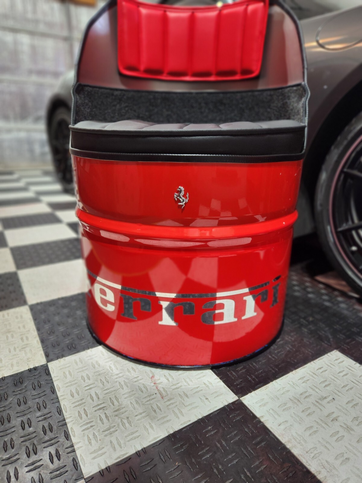 Ferrari Inspired Oil Barrel Chair/Seat 