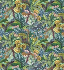 Osborne & Little/Nina Campbell Fabric 'MARANTA' 2.4 METRES SUMMERHOUSE Outdoor