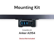 Desk Mount Kit for Anker A2154 USB Charging Hub - Secure Mounting Brackets