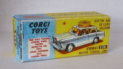 Repro Box Corgi Nr.236 Austin A 60 Fahrschule