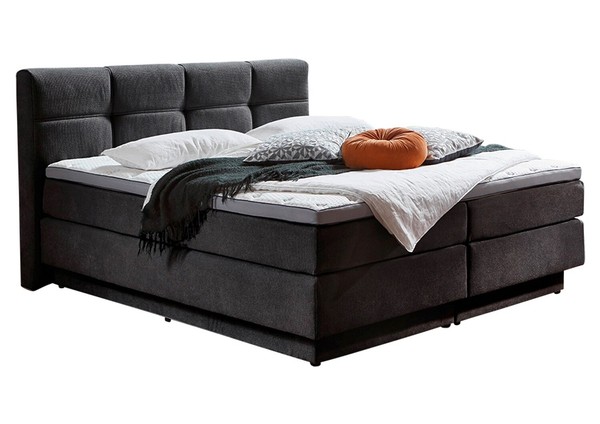Boxspringbett Bett Doppelbett Polsterbett Hotelbett Komfortbett 180 X 200 Cm-image