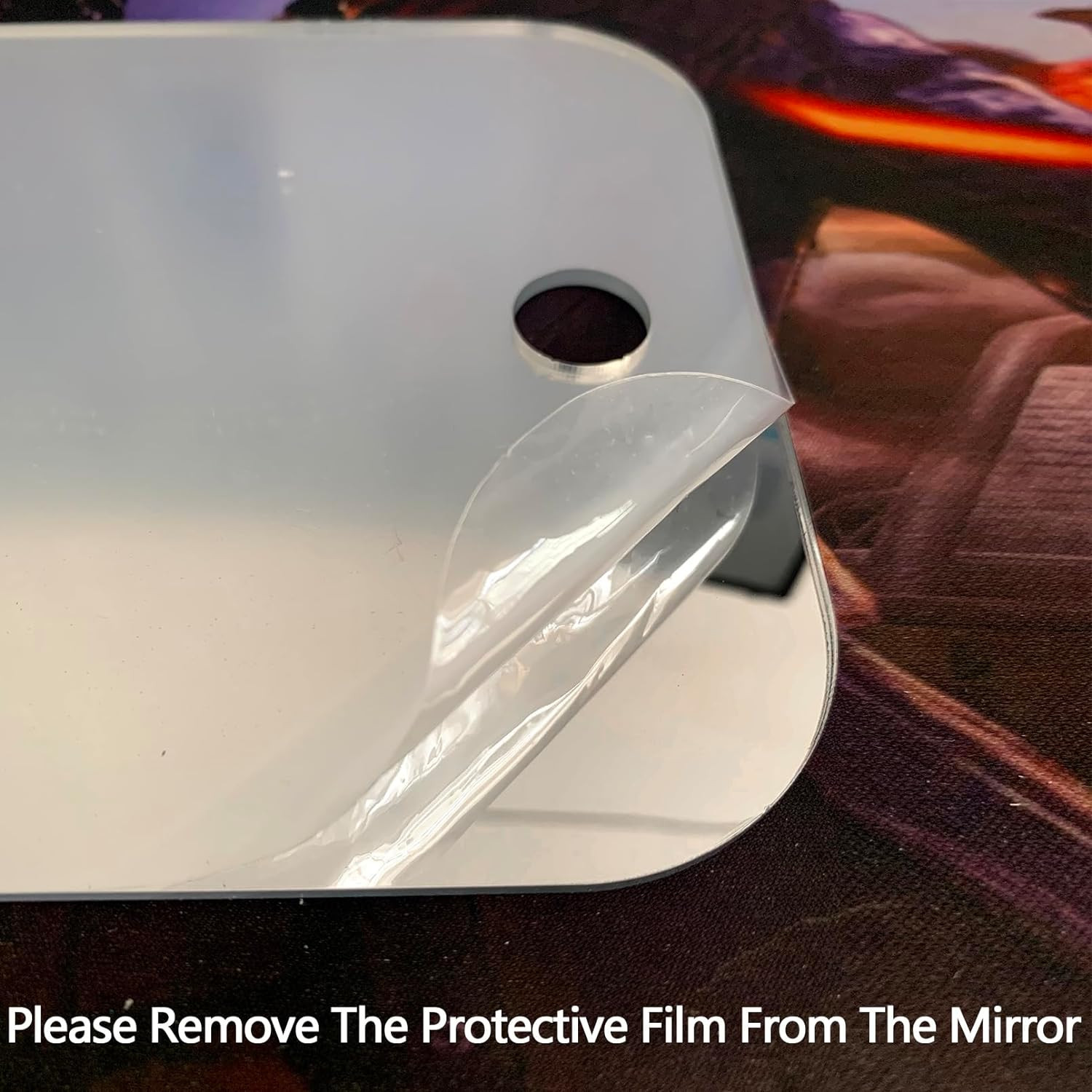 Shower Mirror Fogless for Shaving Fog-Free Bathroom (Large,11''X8'') 1Pack