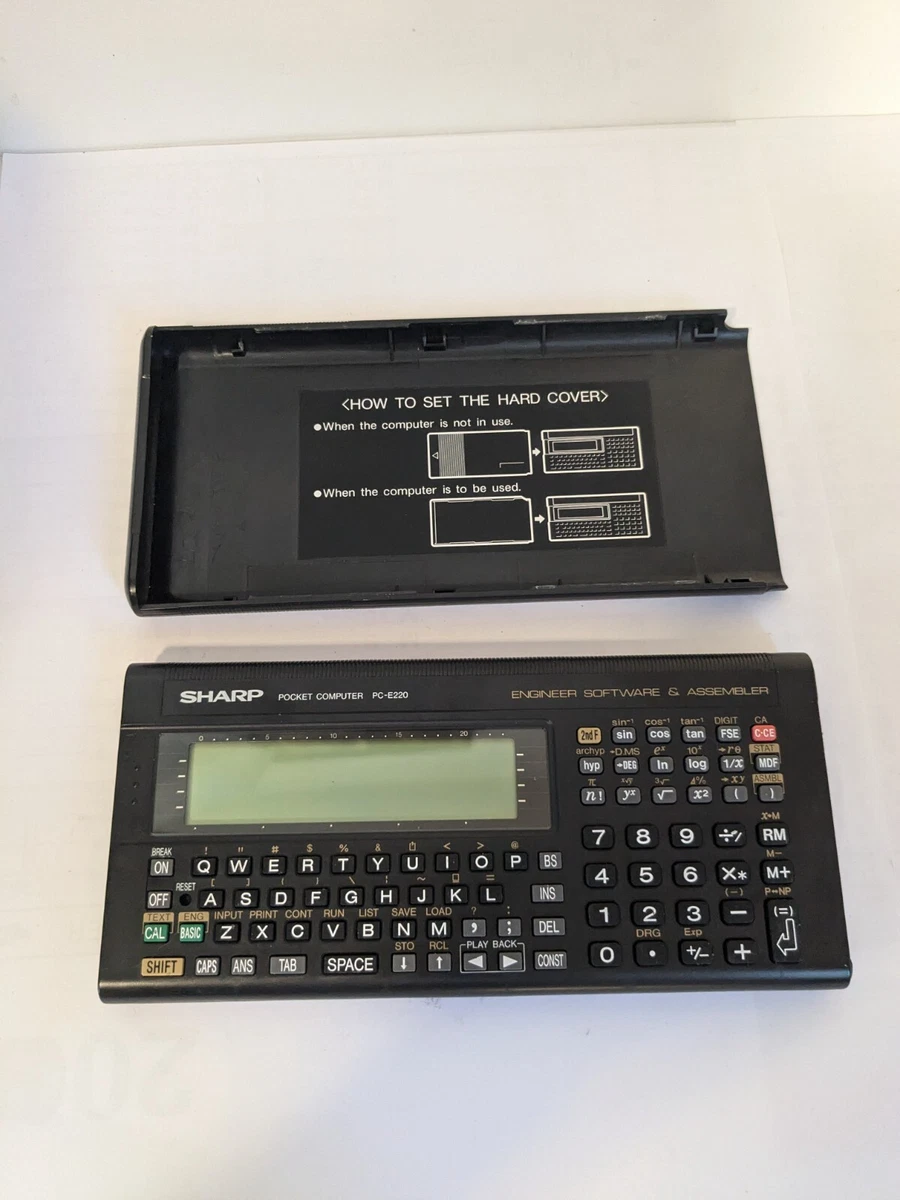 Calculatrice électronique Sharp vintage Elsi Mate EL-500 testée