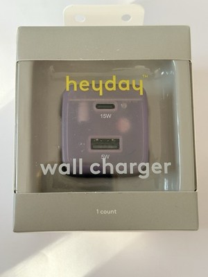 Dual Port (A+C) Wall Adapter - heyday Mulitple Colors