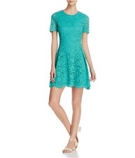 Finity Womens Flare Shift Dress, Green, 10