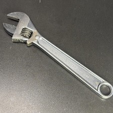 Vintage VLCHEK AV8 Adjustable Crescent Wrench  8"&ndash; "Clik-Stop" USA OWNERS MARKS