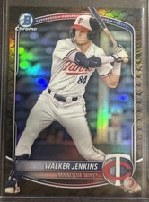 2025 Bowman - Chrome Prospects Walker Jenkins #BCP-1 Reptilian Refractor (RC)