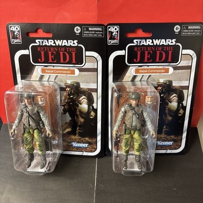 STAR WARS Black Series Rebel Commando (Endor Return of The Jedi 40th 6'' LOT OF 2
