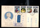 HONG KONG FDC 1985--- QUEEN MOTHER ISSUE