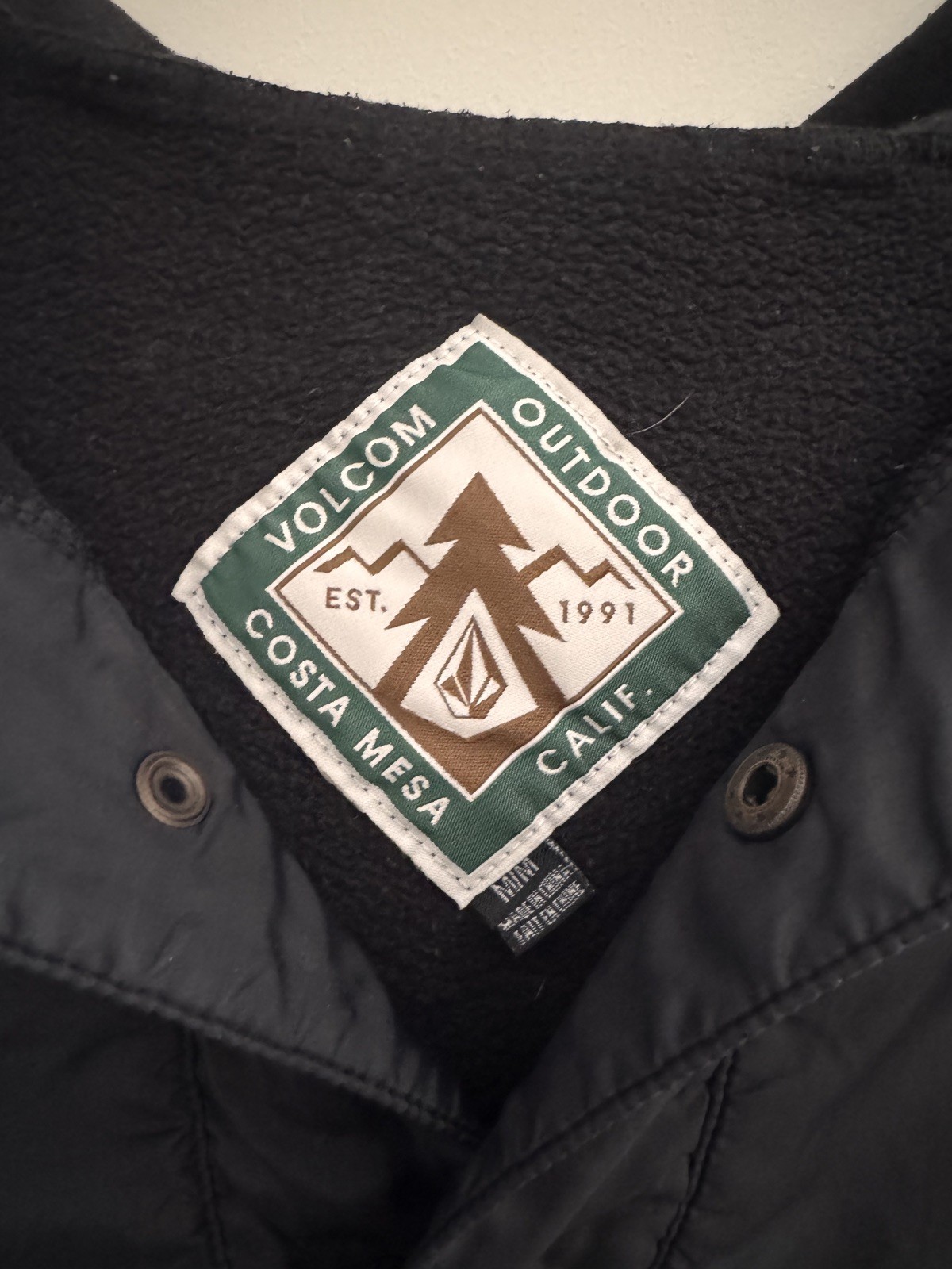 Volcom Outdoor  Half Snap Lined Winderbreaker Jac… - image 2