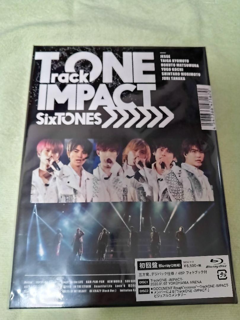 SixTONES 円盤 Track ONE IMPAC oneST SixTONES Trackone Impact First Edition Blu-ray Japan New