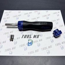 Snap-on Tools New Short Power Blue Soft Grip Ratcheting Screwdriver Sgdmrc44bmb Snap-on Tools New Short Power Blue Soft Grip Ratcheting Screwdriver Sgdmrc44bmb