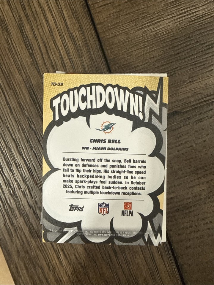 Chris Bell Touchdown Ssp Case Hit ! | eBay