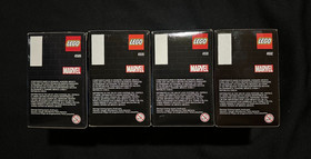 LEGO BRICKHEADZ Captain America Iron Man Black Widow Hulk(41589-92) Factory Seal