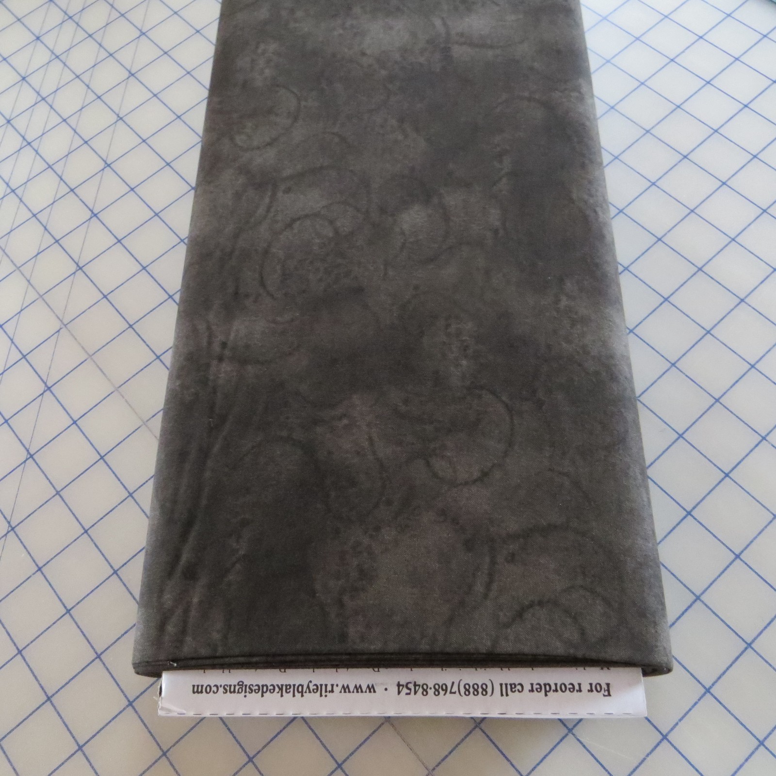 YARD, Swirls On Charcoal Blender By Riley Blake $3.99 Ships ANY Amount Of Fabric