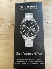 Withings ScanWatch Nova 42mm Black Hybrid Smartwatch – Excellent Condition