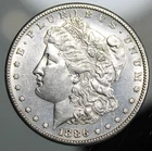 1886 S Morgan Silver Dollar - Choice AU !!