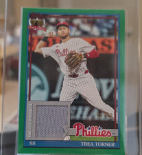 Topps 2026 Series 1 1991 Relics Trea Turner #91R-TT Phillies Green /99
