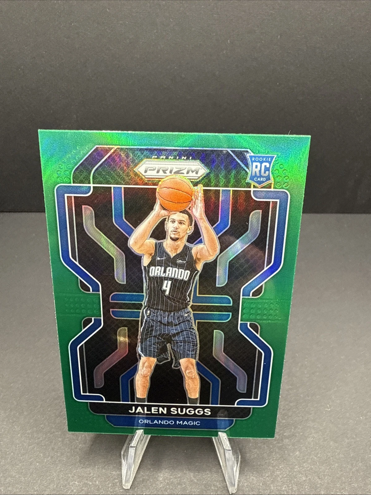 2021-22 Panini Prizm Jalen Suggs Rookie Green Prizm RC #314 Magic