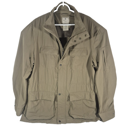 Beretta Men's Brown Shooting Jacket Clay Trap Skeet Zip Snap Lightweight XXL 2XL