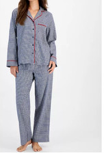 CHARTER CLUB 2-Pc. Cotton Flannel Pajamas Set L NWT