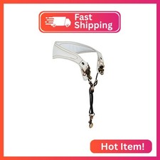 adorence Leather Saxophone Neck Strap for Alto & Tenor Saxophone - White
