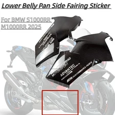 For BMW S1000RR M1000RR 2025- Motorcycle Lower Belly Pan Side Fairing Sticker
