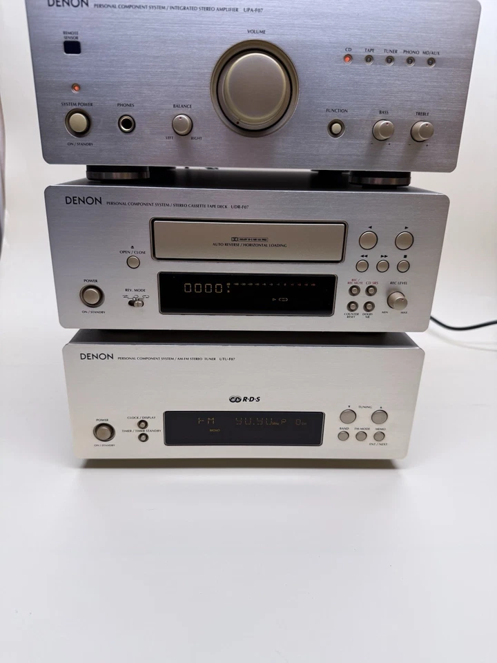 SUPERBE CHAINE HIFI HAUT DE GAMME DENON UPA-F07 UTU-F07 UCD-F07 UDR-FP7 GOLD - Photo 3/4