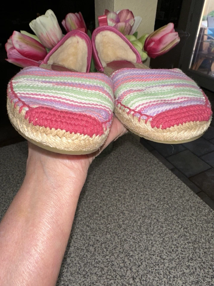 Эспадрильи женские UGG Libby Serape размер 5 холщовый верх подошвы эспадрильи - Изображение 2 из 4