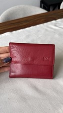 Damen Geldbörse aus echtem Leder - Rot - MAC...