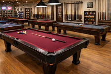 9' Pool Table Felt Burgundy Billiard Cloth 9ft Stain Resistant Pre-Cut 6 Rails