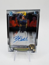 2025 Bowman Draft Brady Ebel 1st Chrome Prospect Auto #CPA-BE - Brewers