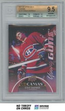 2021-22 Upper Deck UD Canvas Young Guns Cole Caufield BGS 9.5 #C211 Montreal