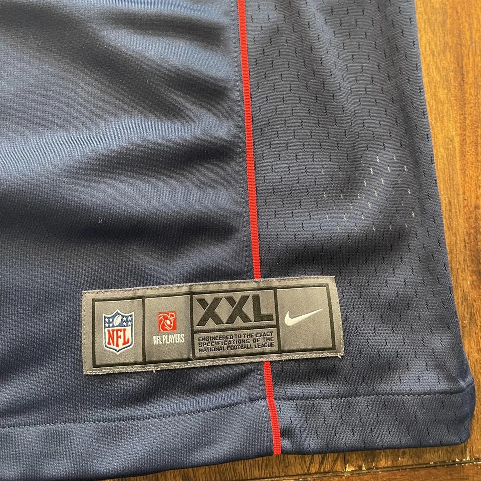 Camiseta de fútbol americano New England Patriots para hombre 2XL NFL Wes Welker 83 Nike On Field Foto 4 de 4