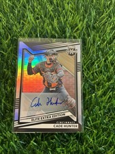 CADE HUNTER 2022 Panini Elite Extra Edition AUTO #153 Cincinnati Reds A55
