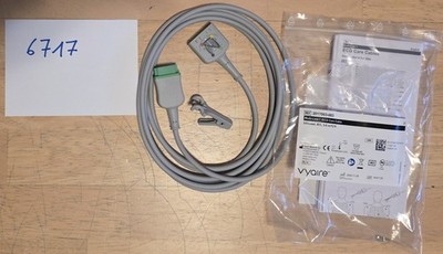 6717 | GE HealthCare Multi Link ECG Cable - 5-Lead IEC, 3.6 m, original NEW